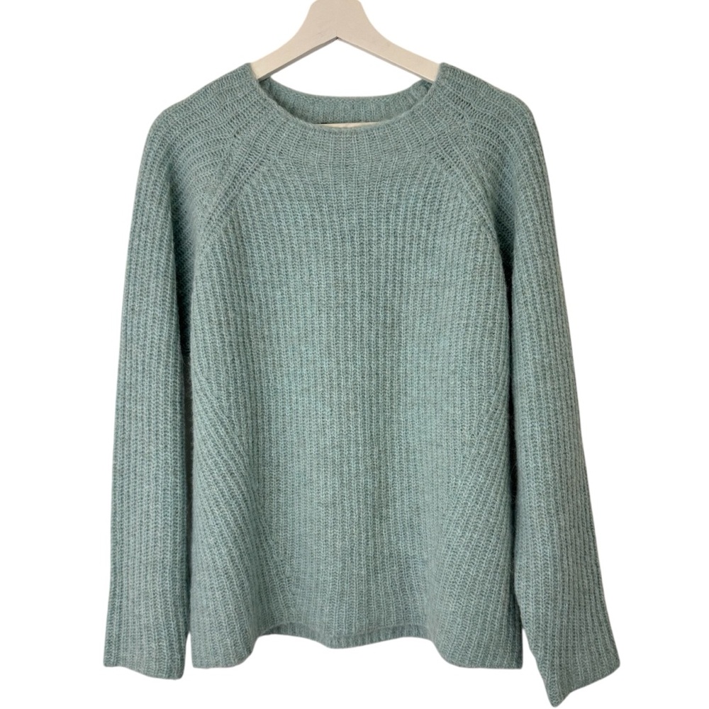 Saks Fifth Avenue Wool Alpaca Blend Soft Sweater Women’s Size M Made in Italy